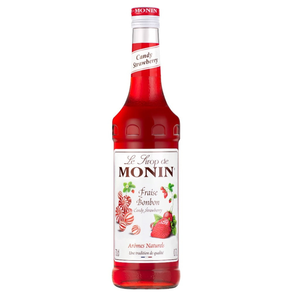 Monin Candy Strawberry 70 cl w grupie Bar i wino / Wyposażenie baru / Inne wyposażenie baru w The Kitchen Lab (1083-30700)