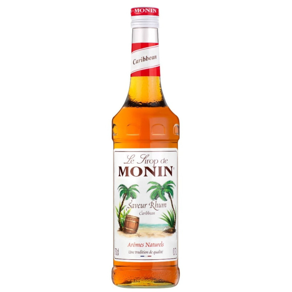 Monin Caribbean Rhum Syrup 70 cl w grupie Bar i wino / Wyposażenie baru / Inne wyposażenie baru w The Kitchen Lab (1083-30703)