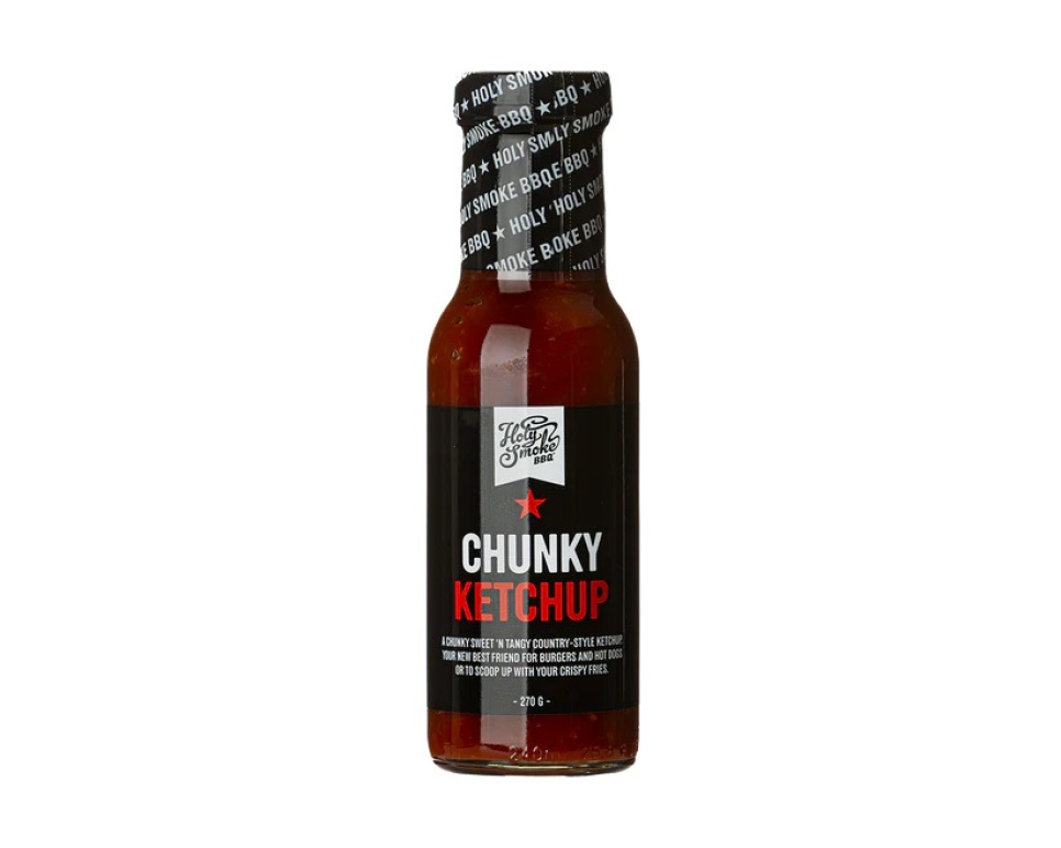 Chunky Ketchup, 270gr - Holy Smoke BBQ w grupie Gotowanie / Kolonialne w The Kitchen Lab (1282-30388)