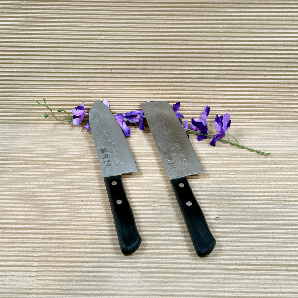 Zestaw, Rustic, Nakiri & Santoku - Surudoi w grupie Gotowanie / Noże kuchenne / Zestaw noży w The Kitchen Lab (1450-30797)