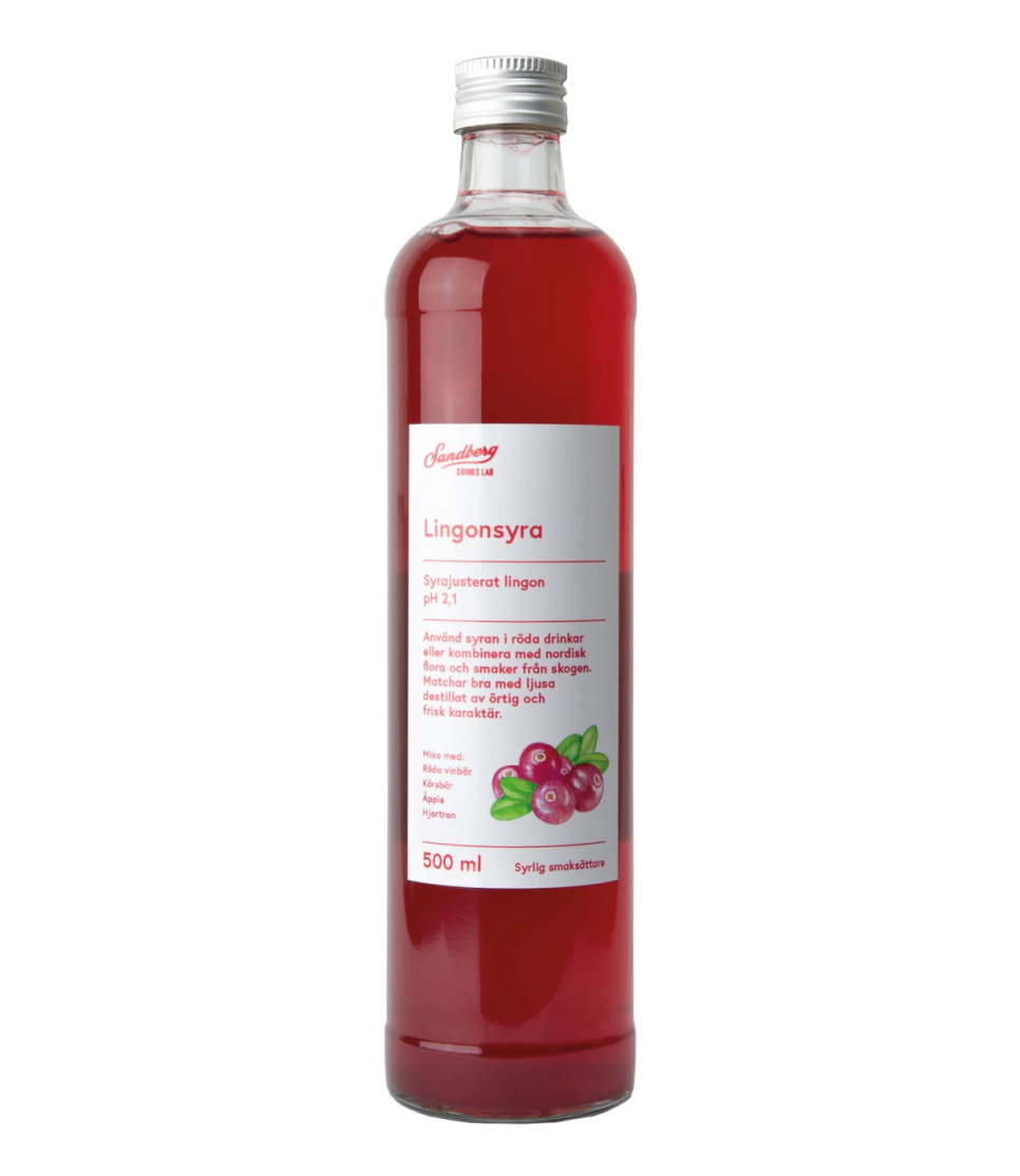 Kwas lingonutowy, 500ml - Sandberg Drinks Lab w grupie Bar i wino / Wyposażenie baru / Inne wyposażenie baru w The Kitchen Lab (1821-29340)