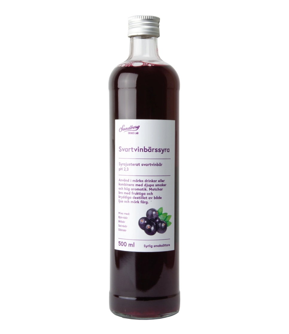 Kwas z czarnej porzeczki, 500 ml - Sandberg Drinks Lab w grupie Bar i wino / Wyposażenie baru / Inne wyposażenie baru w The Kitchen Lab (1821-29342)