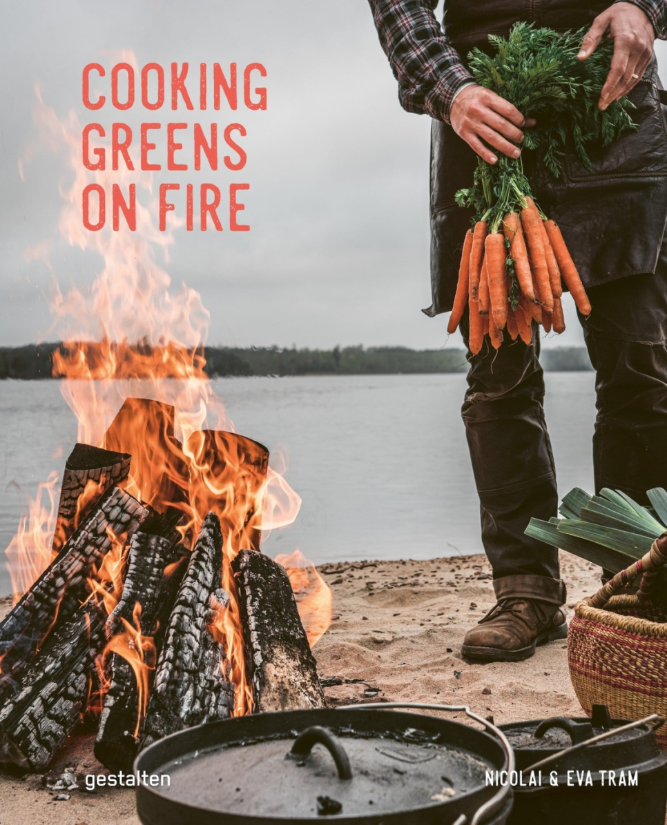 Cooking Greens On Fire - Nicolai & Eva Tram w grupie Gotowanie / Książki kucharskie / Grillowanie i wędzenie w The Kitchen Lab (1987-29346)